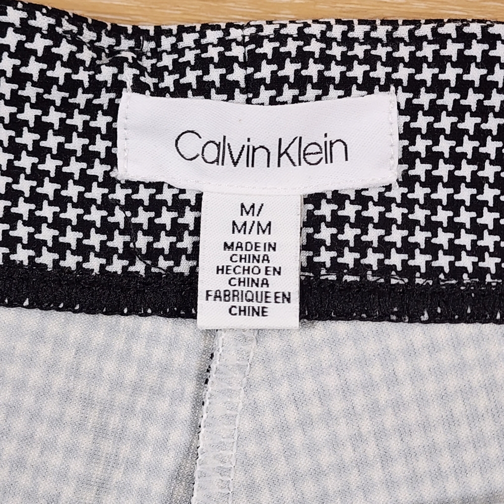 Calvin Klien Houndstooth Leggings Sz M - Picture 5 of 8